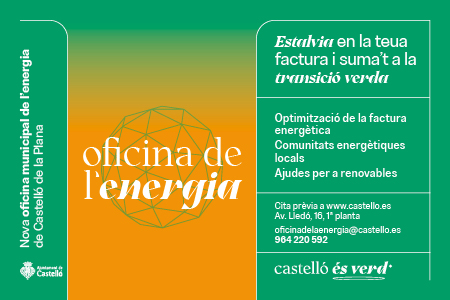 Castelló iniciará el 1 de febrero la primera Oficina de la Energía