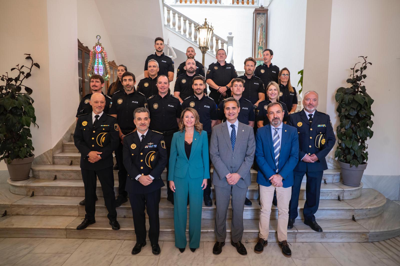 El Saló de Plens acull la jura d'agents de la Policia Local com a funcionaris de carrera