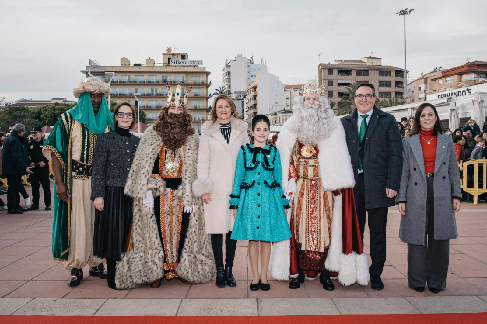 Los Reyes Magos de Oriente desembarcan en el Grao de Castellón