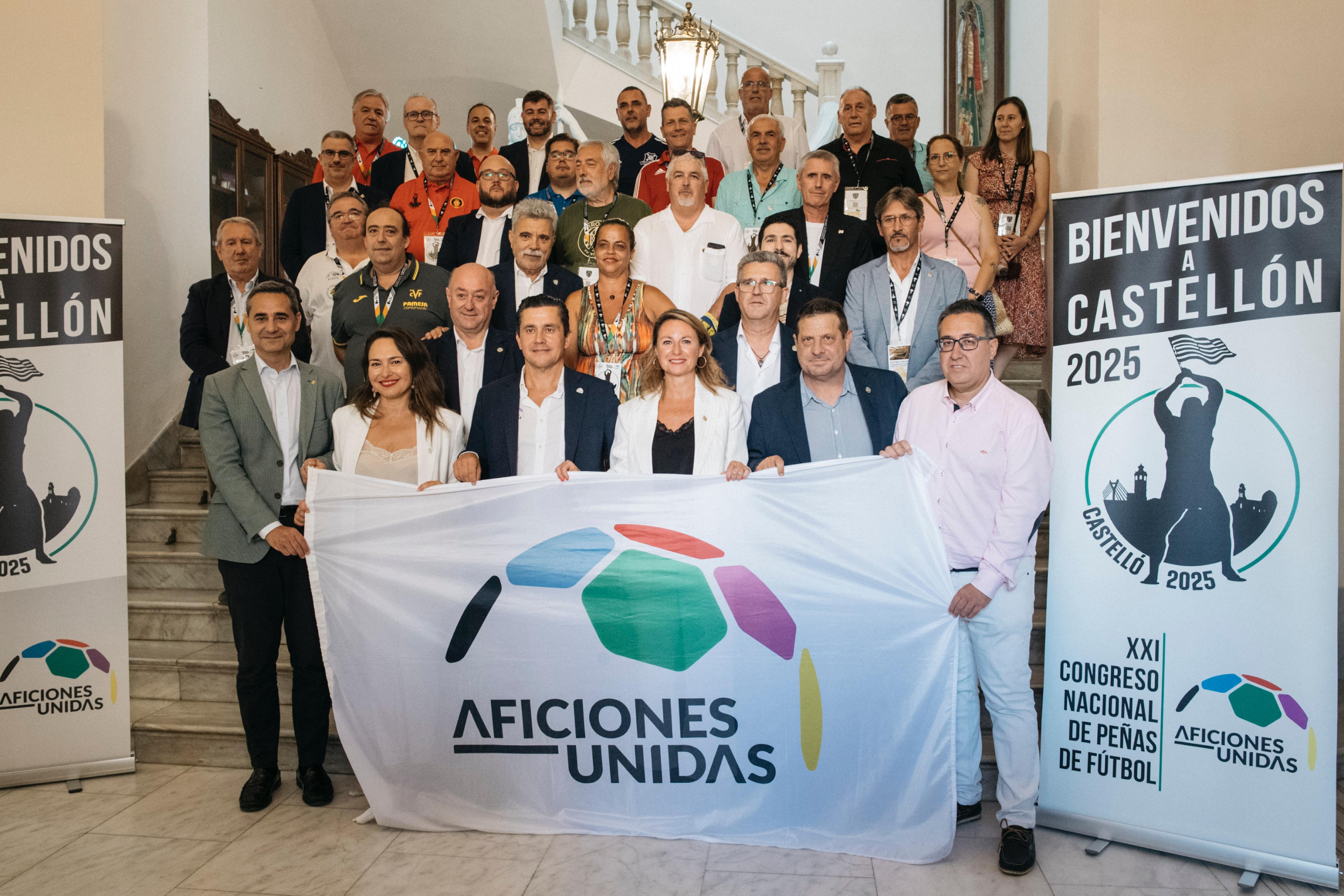 Castelló dona la benvinguda a les 31 federacions de penyes i als 1.000 aficionats participants en el XXI Congrés Nacional de Penyes de Futbol
