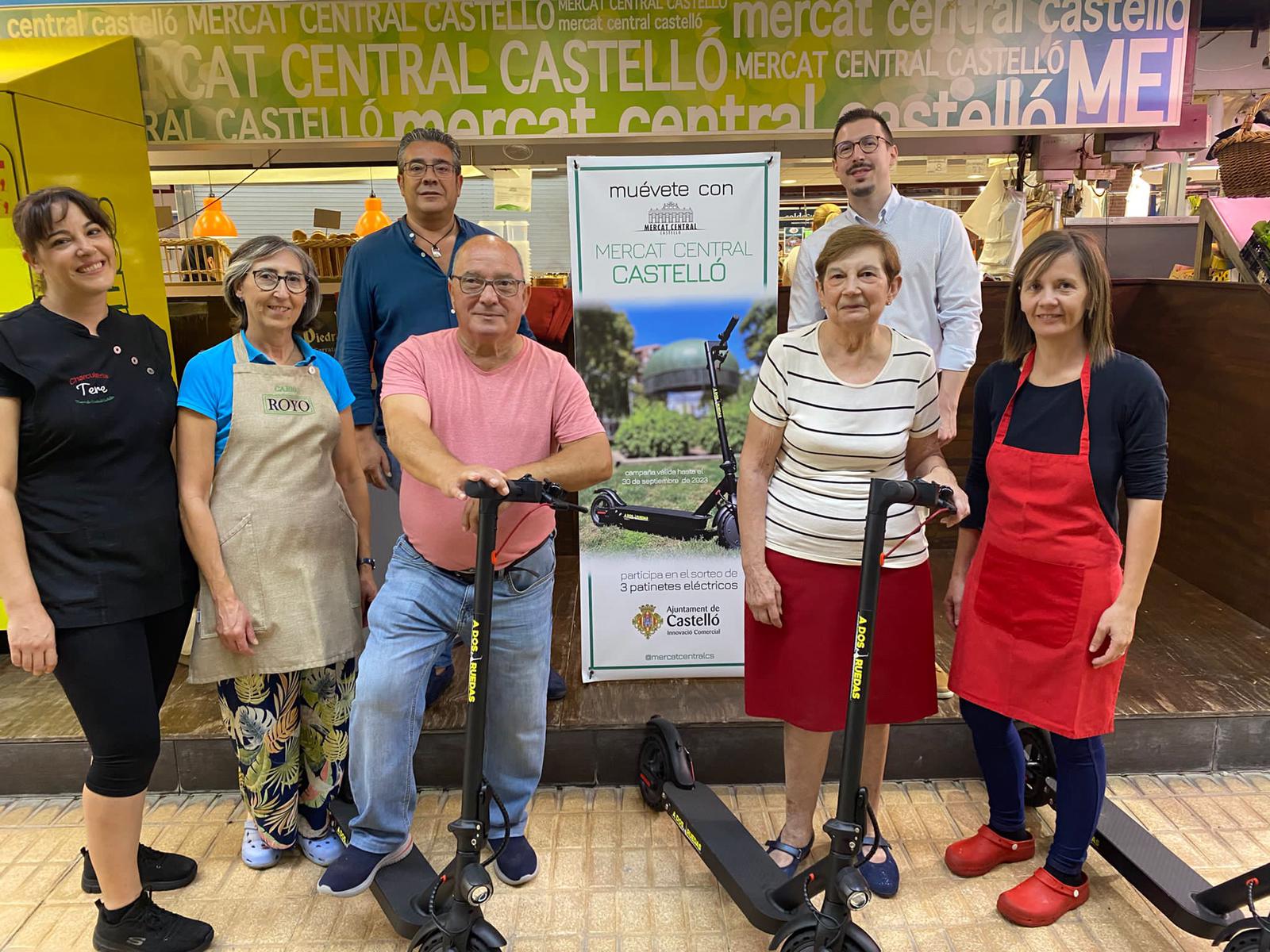 La concejalía de Comercio y Consumo y el Mercado Central regalan tres patinetes eléctricos en un sorteo