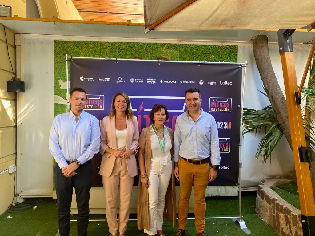 La alcaldesa Begoña Carrasco respalda el festival Míticos por “su apuesta por Castellón”
